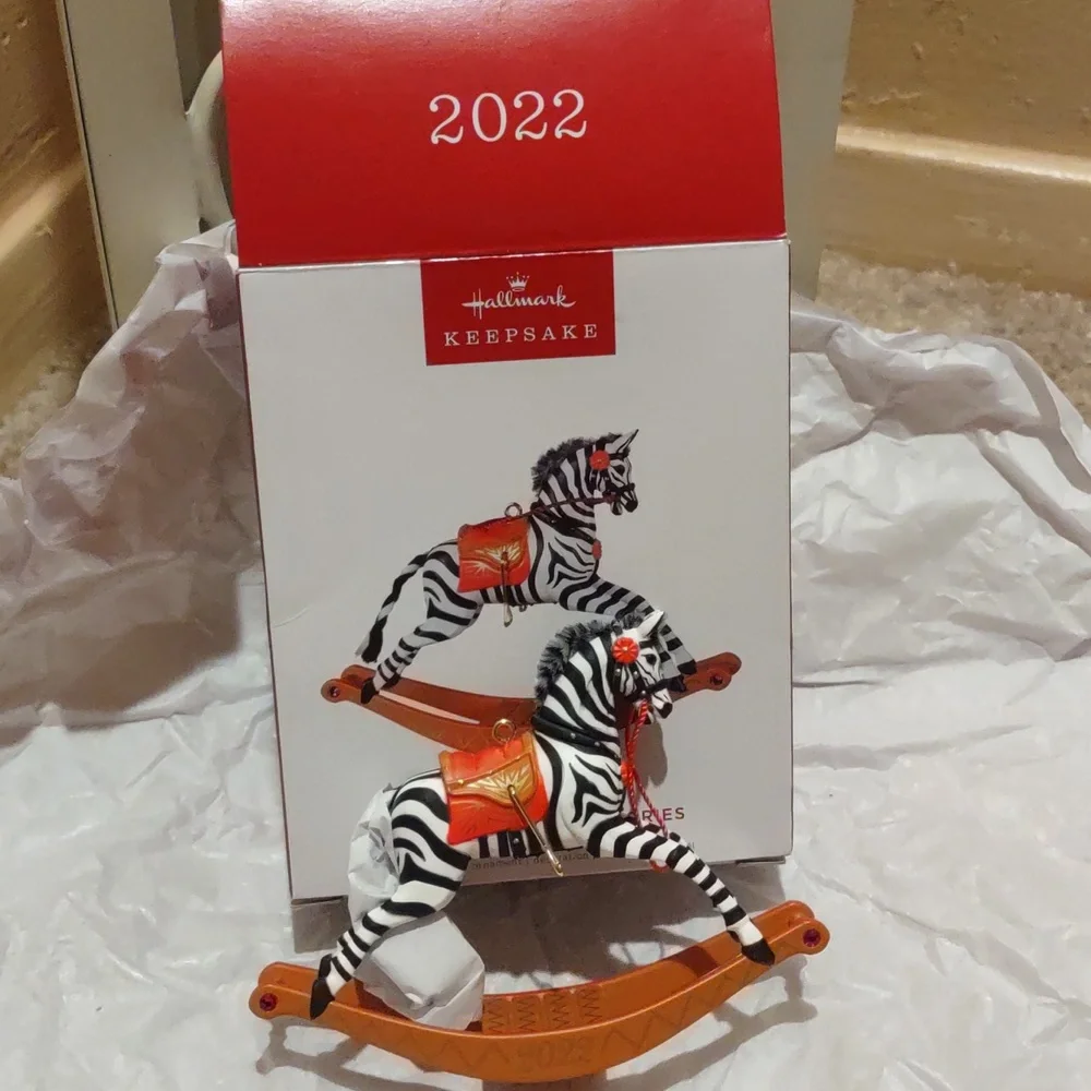 Hallmark Rocking Horse Memories Zebra Special Edition, LIMITED EDITION (2022)